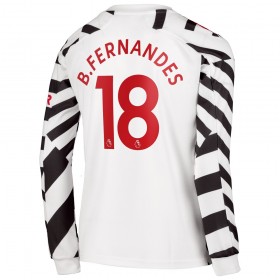 Camisolas de futebol Manchester United Bruno Fernandes 18 Equipamento 3ª 2020/21 Manga Comprida